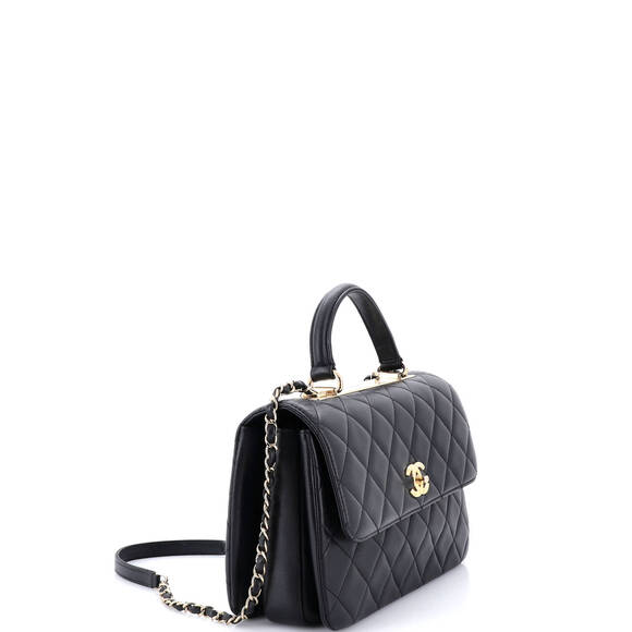 Chanel Medium Trendy CC Top Handle Bag Quilted Lambskin - Picture 2 of 7